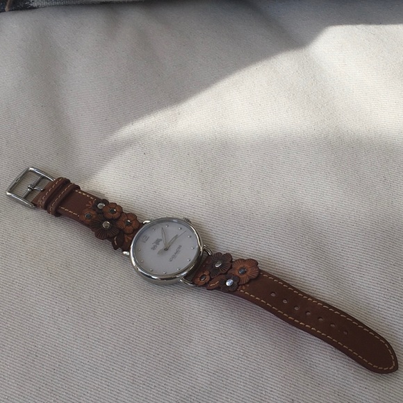 coach watch flower
